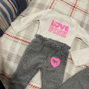 PINK VS baby outfit